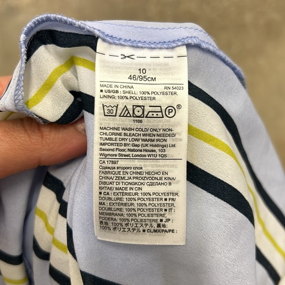 Banana republic striped Asymmetrical Dress - Picture 6 of 7